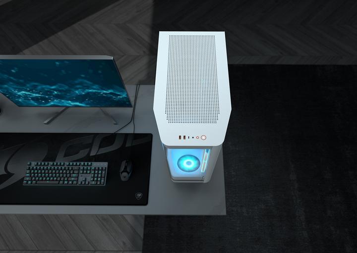 Image du produit Cougar Boitier Moyen Tour E-ATX FV270 RGB avec panneaux vitrés (Blanc) (mATX, Mini-ITX, ATX, SSI CEB)