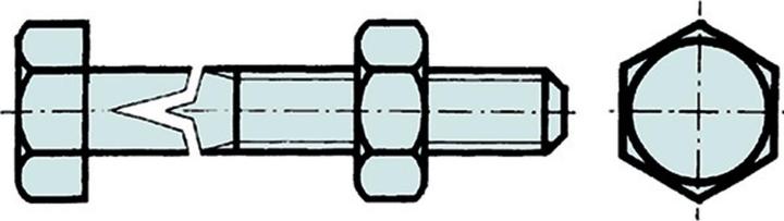 Immagine prodotto Werkstarck Bulloni p.carpente. M20x500mm acciaio zi (1 Viti per pezzo)