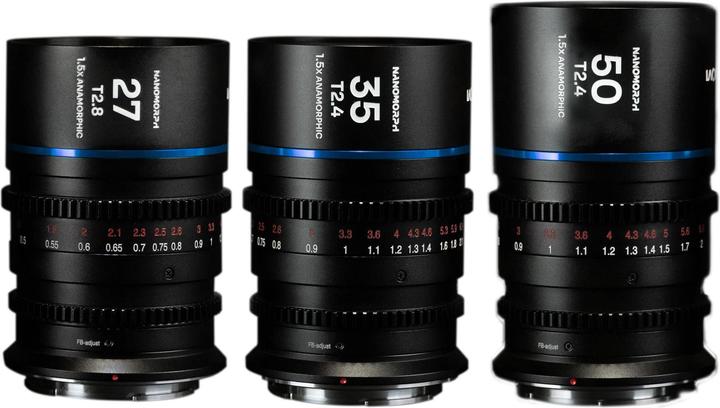 Produktbild Venus Optic Festbrennweite Nano S35 Prime Kit (Blue) – Sony E-Mount (Sony E)