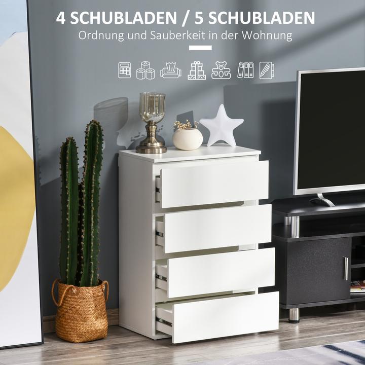 Produktbild Homcom Kommode (55 x 33 x 80 cm)