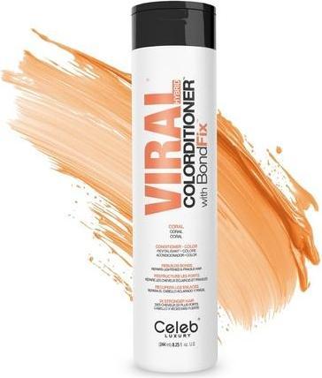 Actual product image Celeb Luxury Viral Colorditioner with Bondfix Coral 244ml (244 ml)