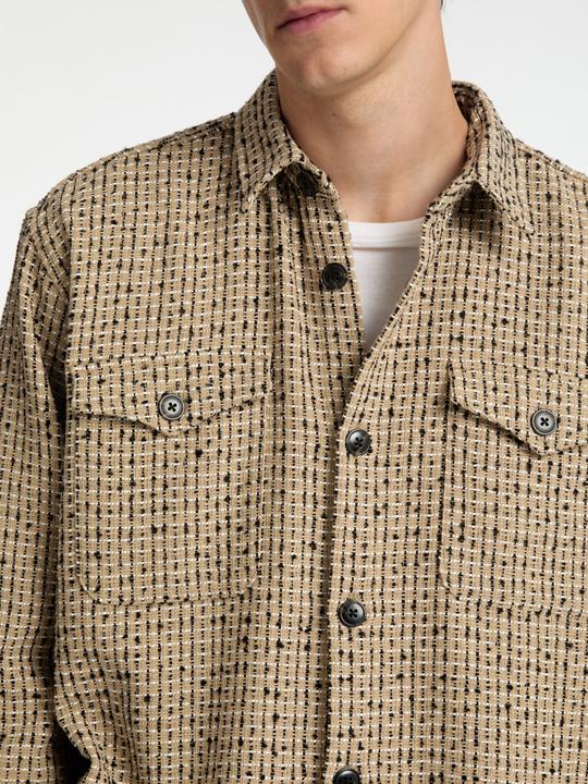 Actual product image Selected Homme Boxy fit bouclé overshirt (XL)