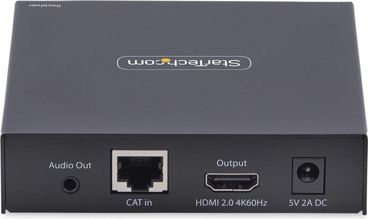 Actual product image StarTech .com IH2006-KVM-RX, Receiver, Kabelgebunden, 3840 x 2160 Pixel, 60 Hz, Schwarz, Metall
