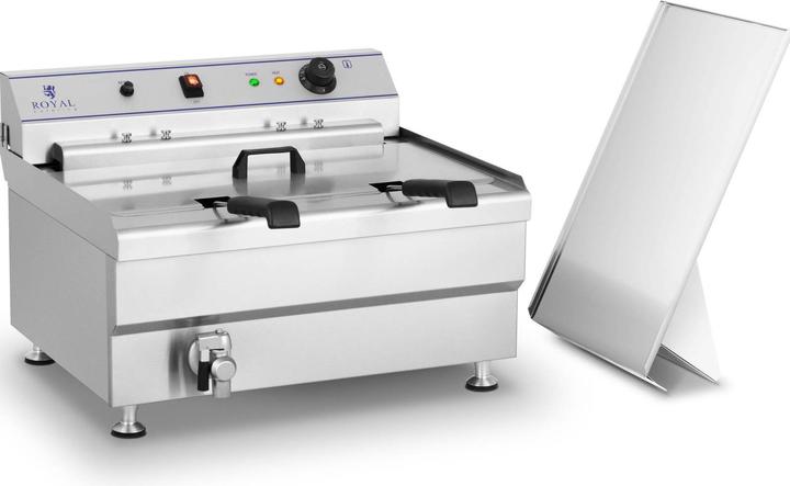 Produktbild Royal Catering Fettbackgerät Backgerät Friteuse Gastro Elektro Fritteuse 400 V 36 L 2