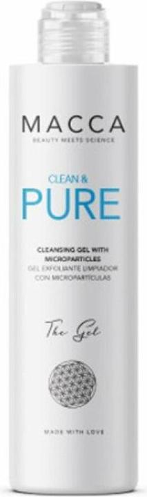Image du produit Macca Cosmetics CLEAN & PURE gel nettoyant aux microparticules 200 ml (Mousse, 200 ml)