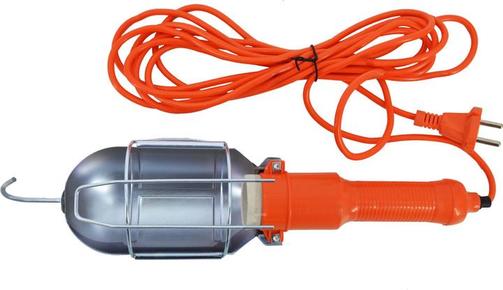 Actual product image Awtools Aw Lampa Warsztatowa Pomarańczowa 220v 5m Guma