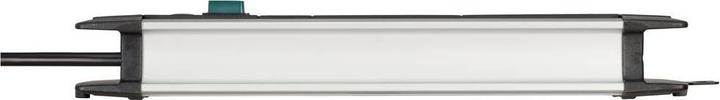 Actual product image Brennenstuhl Alu-line trailing socket 2x4 schuko 3m (8 x, CEE 7/3, 3 m)