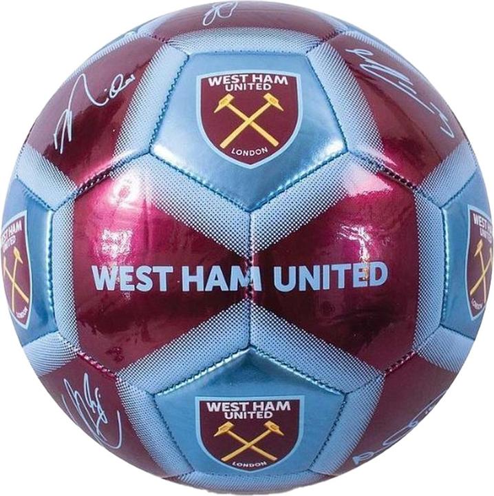 Immagine prodotto West Ham United FC Calcio metallizzato con firme (5)