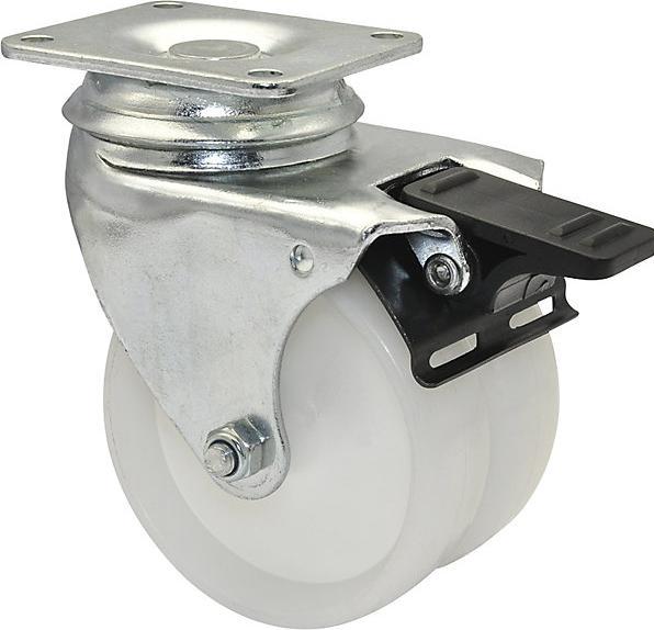 Productafbeelding Wagner System ECO zwaarlast dubbel zwenkwiel, wiel-Ø 75 mm, set van 4, zwenkwiel