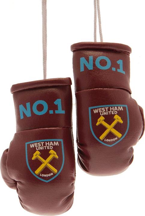 Image du produit West Ham United FC Gants de boxe Décoration de rétroviseur de voiture