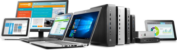 Actual product image HP t730 - Thin Client - Tower - 1 x R-series Embedded RX427BB / 2.7 GHz (AMD RX-427BB, 8 GB)