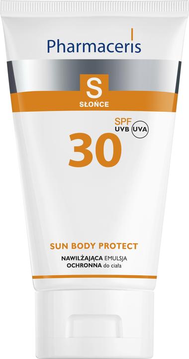 Actual product image Pharmaceris S Sun Body Protect Moisturising Protective Emulsion SPF30 150 ml (Suntan cream, SPF 30, 150 ml)