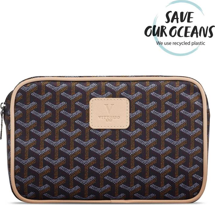 Actual product image Cimi Vittorio - Mens Washbag - Graphic Print