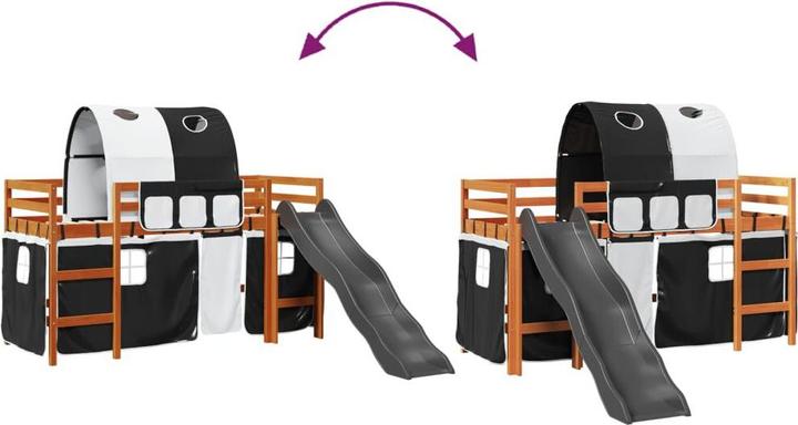 Produktbild VidaXL Kinderhochbett mit Tunnel & (80 x 200 cm)