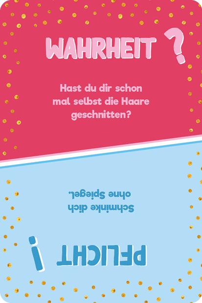 Produktbild Kartenspiel: Wahrheit oder Pflicht – Girls Only! (Deutsch)