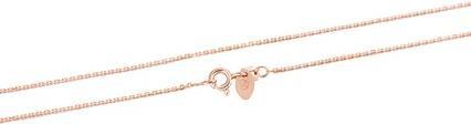 Beneto Gold-plated silver chain Anker AGS1286-ROSEGOLD - Length: 50 cm (L)