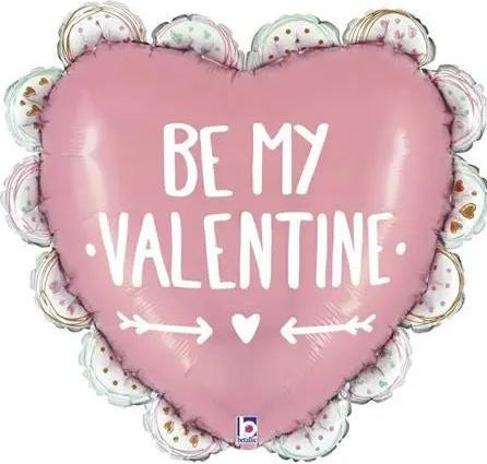 Produktbild Grabo Balloons XL Be my Valentine Herz Ballon