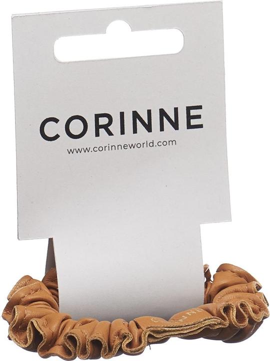 Corinne World - Vegan Scrunchie Narrow Camel (Haargummi)