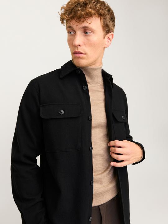 Produktbild Jack & Jones Jprraymond Melange Solid Ls Overshirt Sn (L)