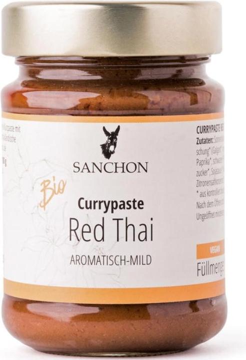 Produktbild Sanchon Red Thai Currypaste Bio (190 g)