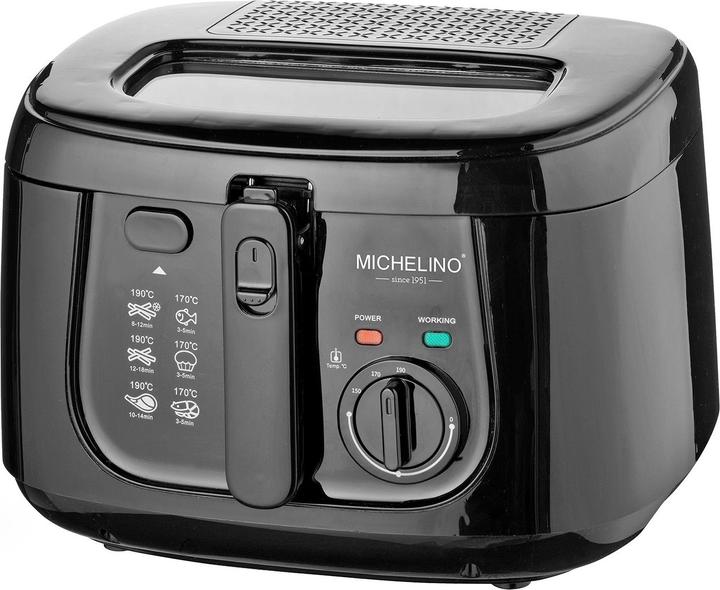 Produktbild Michelino Fritteuse 2,5 Liter 1800W Schwarz