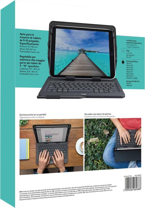 Produktbild Logitech Universal Folio (DE, 9 - 10" Tablets)
