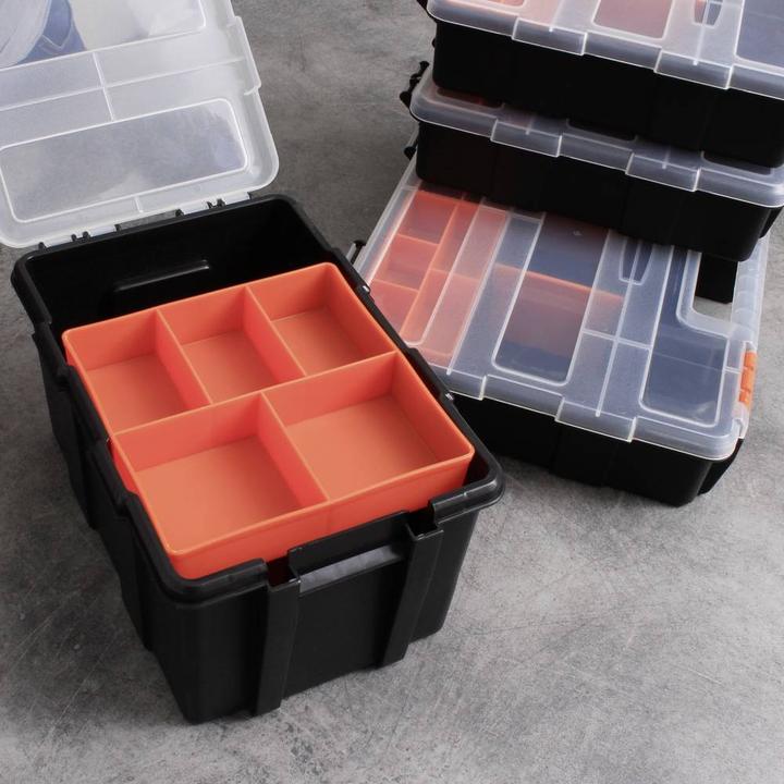 Actual product image Quadrios 23SA097 Assortment box fixed subdivision Contents 1 set