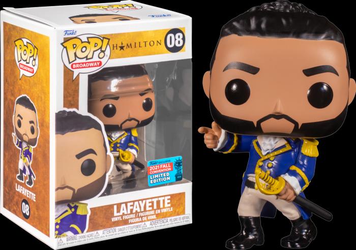 Actual product image Funko POP! Broadway Hamilton Marquis de Lafayette Edition Limitée