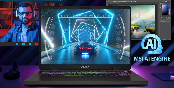 Actual product image MSI Sword 16 HX RTX 4060 (16", Intel Core i7-14700HX, 16 GB, 1000 GB, CH)