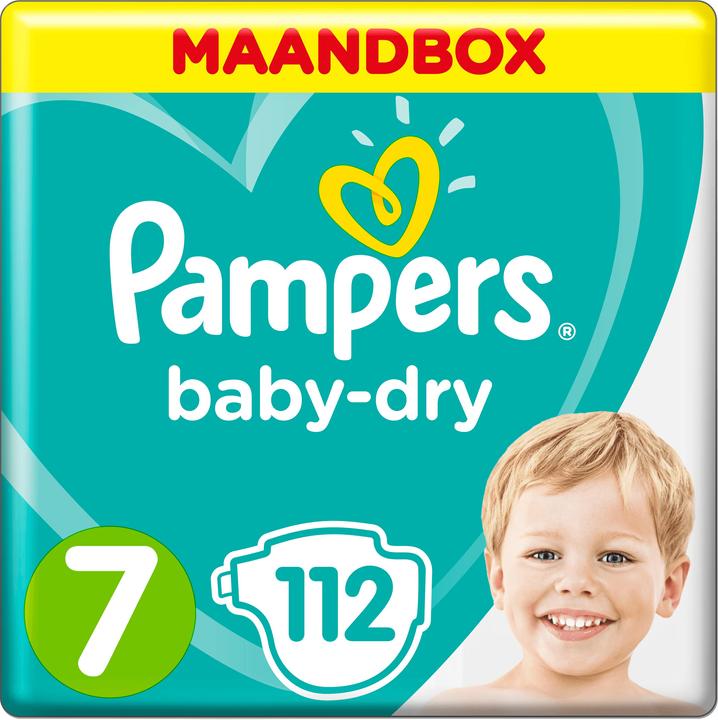 Pampers Baby Dry (Gr. 7, Monatsbox, 112 Stück)