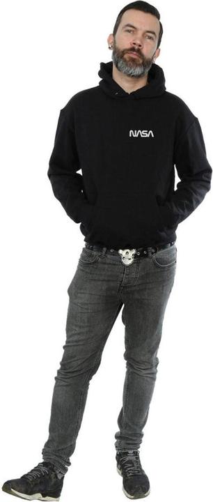 Immagine prodotto Nasa Modern Logo Chest Felpa con Cappuccio Uomo (L)