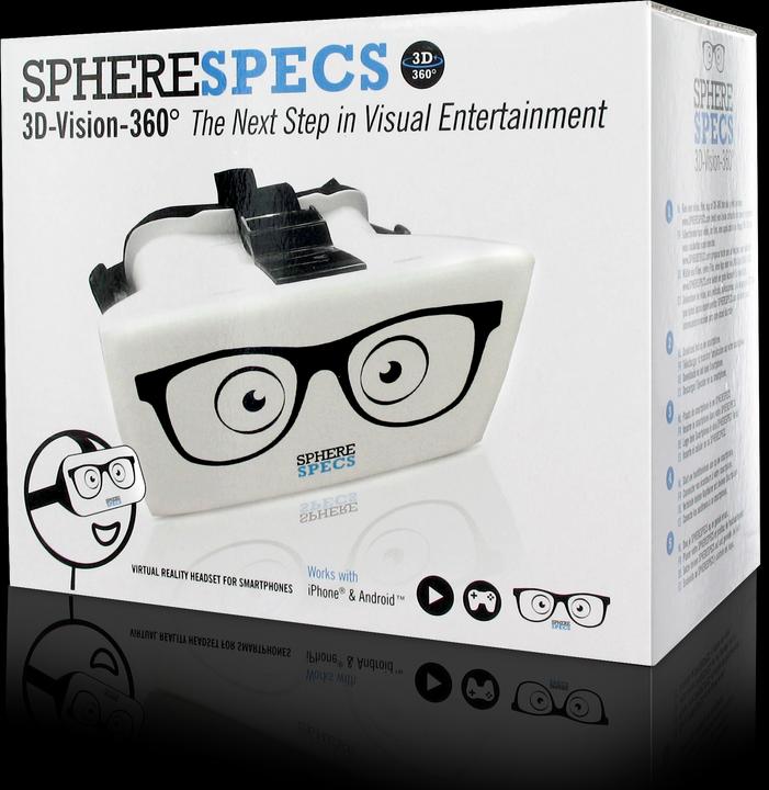 Actual product image SphereSpecs virtual reality headset