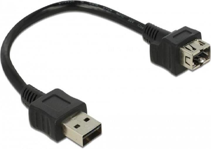 Image du produit Delock Easy USB-A - USB-A, malléable (0.20 m, USB 2.0)