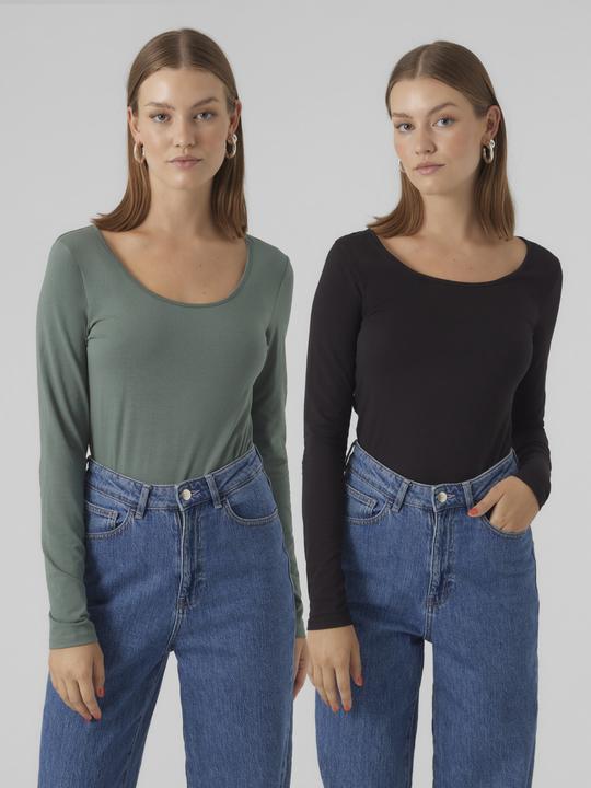 Immagine prodotto Vero Moda Camicetta a maniche lunghe in 2 pezzi (XL)