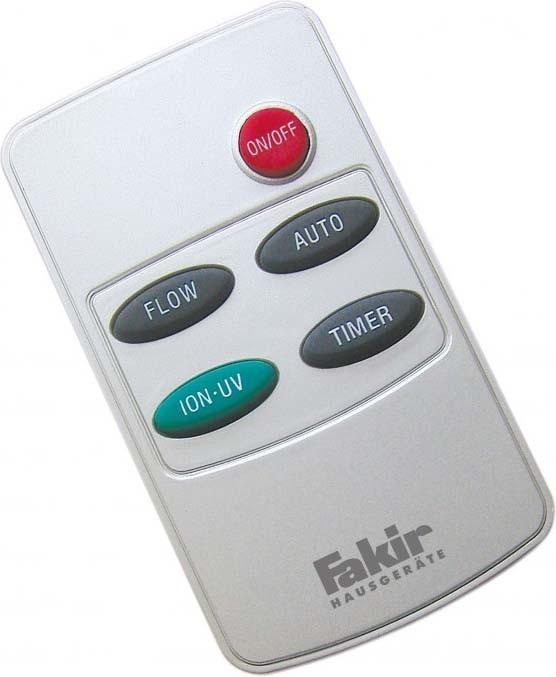 Actual product image Fakir Luminoso ws ionic air purifier up to 50mÂ², 30dB(A), remote control, timer (70 m²)