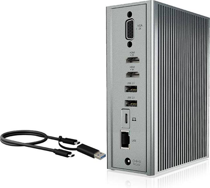 Actual product image Icy Box IB-DK2262AC (USB-C, 3 Ports)