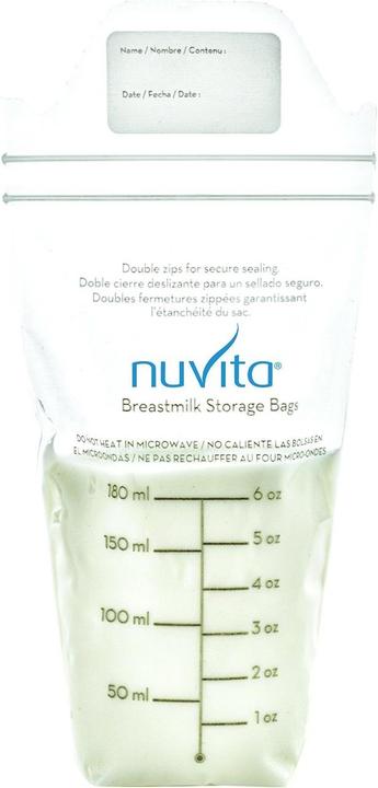 Actual product image Nuvita Breast milk storage bag