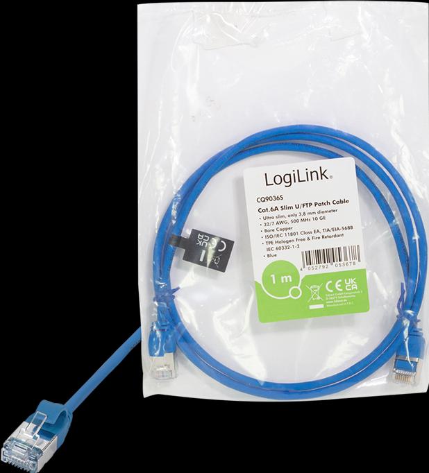 Produktbild LogiLink Netzwerkkabel (STP, CAT6a, 5 m)