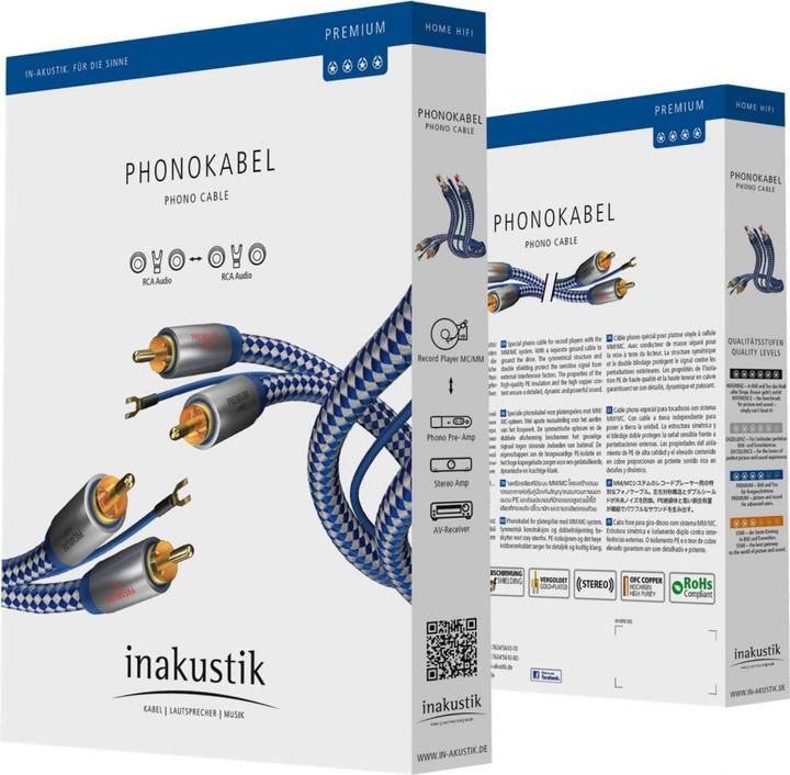 Produktbild Inakustik Cinch – Cinch (0.75 m, Cinch)