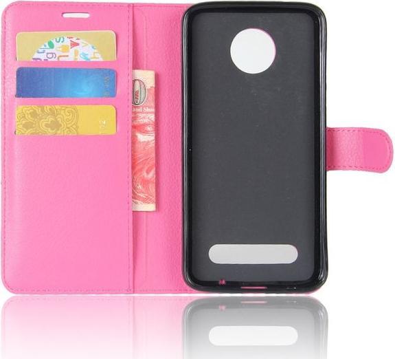 Produktbild MU Classic Leder Hülle mit Litchitextur (Motorola Moto Z2 Play)