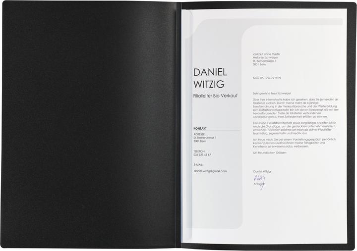 Image du produit Kolma Dossier de présentation Vario A4 pince 2 parties anthracite (A4, 1 x)