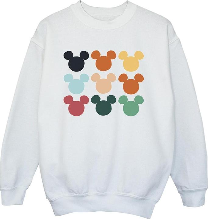 Disney Mickey Mouse Heads Square Sweatshirt Jungen