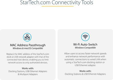 Image du produit StarTech USB 2.0 to 10/100 Fast Network Adapter (USB, RJ45 (1x))