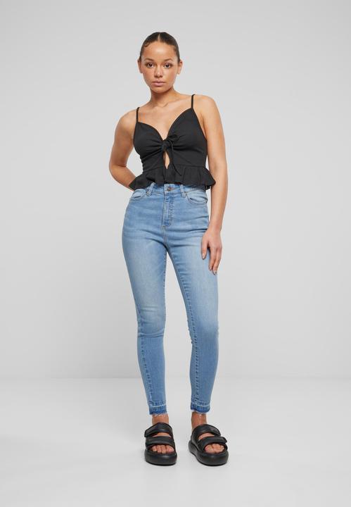 Immagine prodotto Urban Classics Top con volant in piqué Waffle da donna - 137877 (4XL)