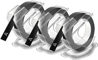 Actual product image Dymo Embossing tape 3D (0.90 cm, Black)