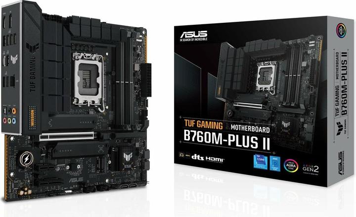 Actual product image ASUS TUF GAMING B760M-PLUS II (LGA 1700, Intel B760, mATX)