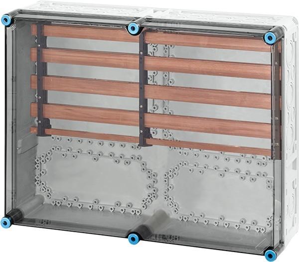 Hensel HEN Mi 6656 Boîtier de barres collectrices 630A, 5 pôles Mi 600x450mm