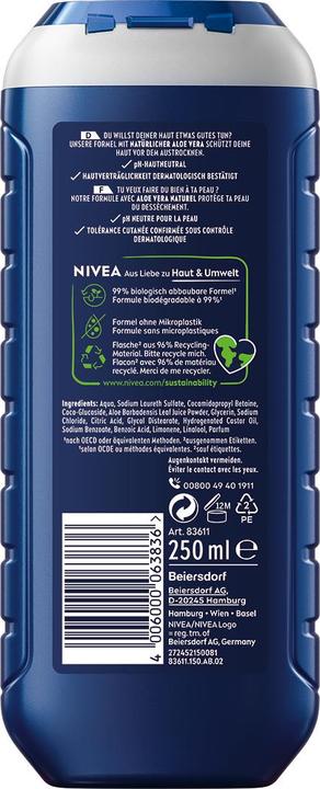 Actual product image NIVEA MEN Protect & Care shower gel (250 ml)