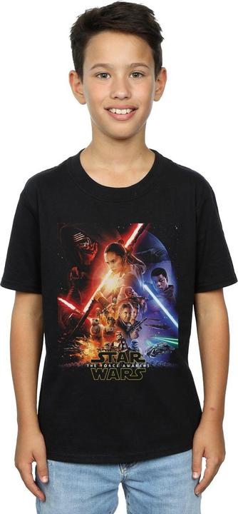 Immagine prodotto Star Wars Force Awakens Poster Maglietta Ragazzi (140, 146)