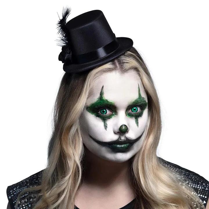 Actual product image Boland Freaky Clown contact lenses: Weekly lenses (Green)